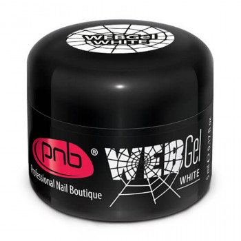 Гель-павутинка для дизайну нігтів UV/LED Web Gel White, 5 мл