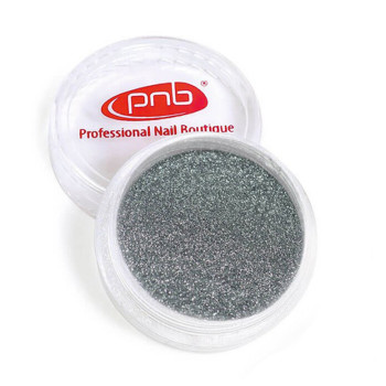 Дзеркальна втирка пудра для нігтів PNB Shine Powder Mirror Silver, 0.5 г