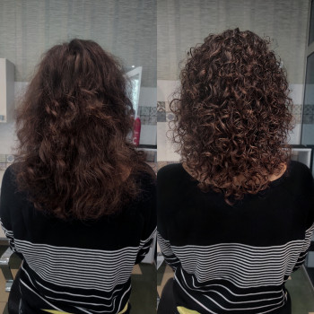 Химическая завивка
                    Парикмахер Елена Харьков