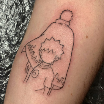 Тату по культовому аніме 🔥
     