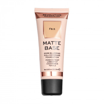 Матова тональна основа для обличчя Makeup Revolution Matte Base Foundation, F8.5, 28 мл