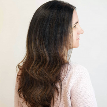 Вийшли з чорного кольору за допомогою техніки Air Тouch, фото - Перукар Людмила Козирєва