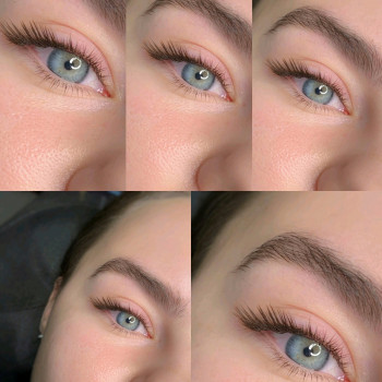 Авторське нарощування «мокра класика з розтушовкою»1000 грн