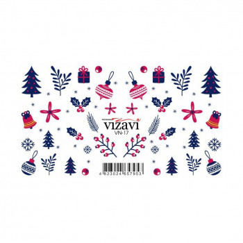 Водні наліпки для нігтів Vizavi Professional VN-17