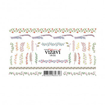 Водні наліпки для нігтів Vizavi Professional VK-06