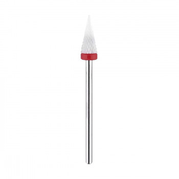 Змінна керамічна фреза для манікюру Vizavi Professional, F, червона, конусоподібна, А5.0