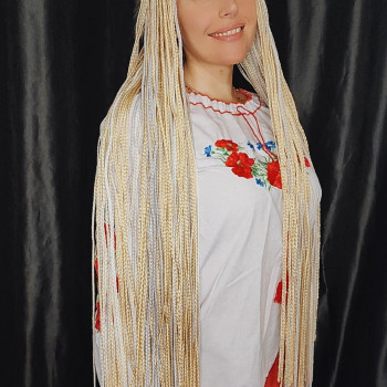 Класичні афрокоси довжина 85-95 см 
 #декоси #дедреди #зізі #афрокосимиколаїв