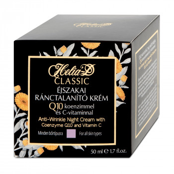 Нічний крем для обличчя Helia-D Classic Anti-Wrinkle Night Cream проти зморщок, 50 мл