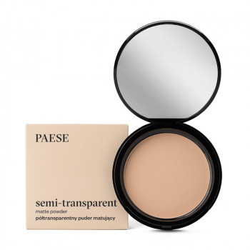 Компактна пудра для обличчя Paese Semi-Transparent Matte Powder 5A Natural, 9 г