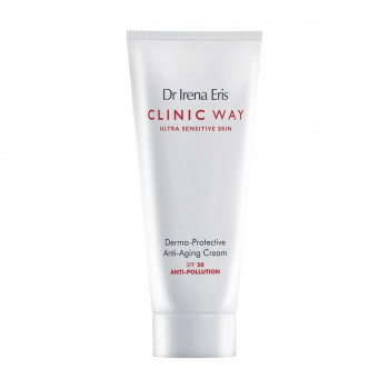 Антивіковий захисний денний крем Dr Irena Eris Clinic Way SPF 50 для дуже чутливої шкіри обличчя, 40 мл