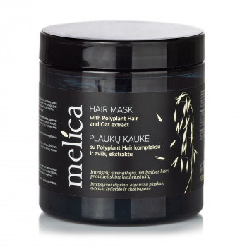 Маска Melica Black з екстрактом вівса, для нормального волосся, 200 мл