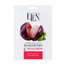 Тканинна маска для обличчя Elen Cosmetics Mangosteen & Hyaluronic Acid, 25 мл