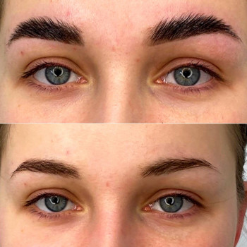 Фарбування та ламінування брів