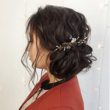 Вечерняя причёска