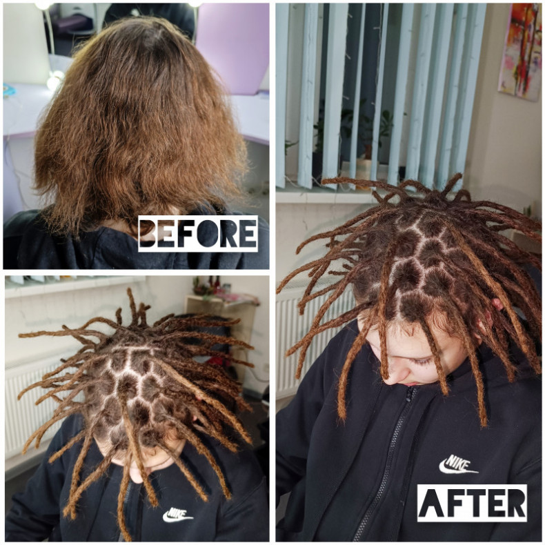 Натуральні дреди, фото - Брейдер Софія Гриценко