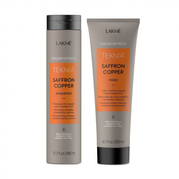 Набір для волосся Lakme Teknia Color Refresh Saffron Copper (шампунь, 300 мл + маска, 250 мл)