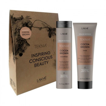 Набір для волосся Lakme Teknia Color Refresh Cocoa Brown (шампунь, 300 мл + маска, 250 мл)