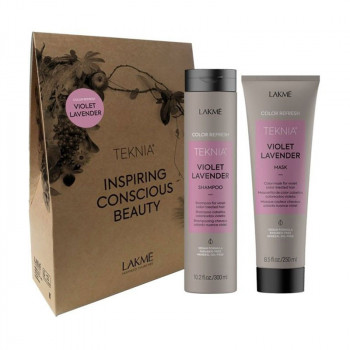Набір для волосся Lakme Teknia Color Refresh Violet Lavender (шампунь, 300 мл + маска, 250 мл)