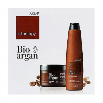 Набір пробників для волосся Lakme K.Therapy Bio Argan (шампунь, 10 мл + маска, 10 мл)