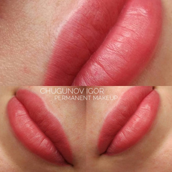 Акварельні губи, фото - Мастер перманентного макияжа Игорь Чугунов