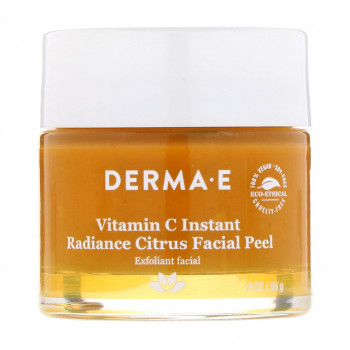 Цитрусовий пілінг для обличчя Derma E Instant Radiance Citrus Facial Peel Vitamin С, 56 г