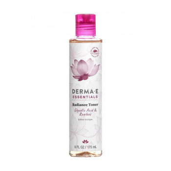 Тонер для сяяння шкіри обличчя Derma E Essentials Radiance Toner з гліколевою кислотою й екстрактом ройбуша, 175 мл