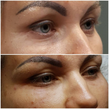 Татуаж брів та очей (стрілка)