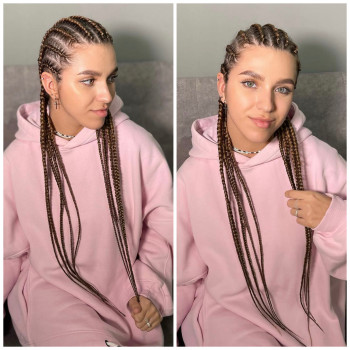 За допомогою такої зачіски можна підкреслити свою яскраву ін