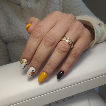 Осенний маникюр, фото - Майстер манікюру Анастасія Шумейко