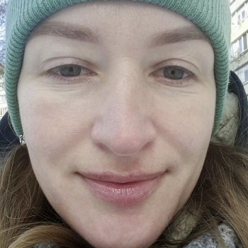 Загоєний перманент брів та міжвійки, фото від клієнта