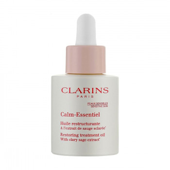 Відновлювальна олія для обличчя Clarins Calm-Essentiel Restoring Treatment Face Oil для чутливої шкіри, 30 мл