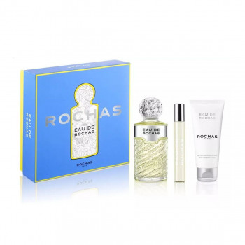 Парфумований набір жіночий Rochas Eau De Rochas (туалетна вода, 100 мл + туалетна вода, 20 мл + лосьйон для тіла, 100 мл)