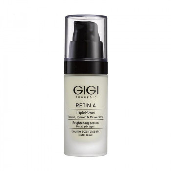 Освітлювальна сироватка Gigi Retin A Triple Power Brightening Serum для всіх типів шкіри обличчя, 30 мл