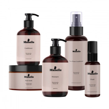 Комплексний набір для волосся Manelle з фітокератином та вітаміном В5, 5 предметів