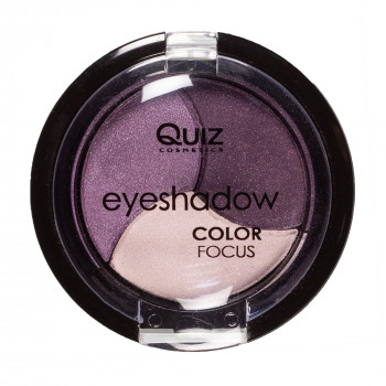 Тіні для повік Quiz Cosmetics Color Focus Eyeshadow 3-колірні, тон 310, 4 г