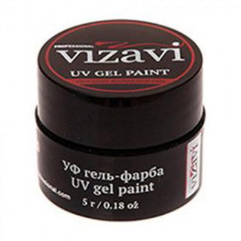 Гель-фарба для нігтів Vizavi Professional UV Gel Paint 16 Темно-зелена, 5 г