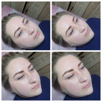 Перманентный макияж татуаж бровок