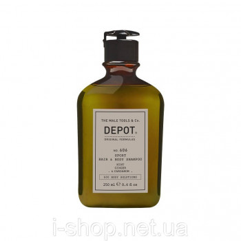 DEPOT 606 СПОРТ Шампунь освежающий для волос 250 мл