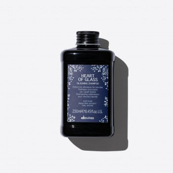 Davines HEART OF GLASS SILKENING SHAMPOO 250ml Шампунь, що підтримує колір, для відтінків блонд