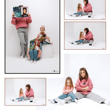 фотосессия мама с детьми