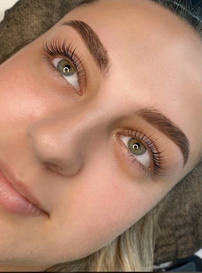 Ламінування вій Inlei +архітектура брів, фото - Бровіст Марія Бойда