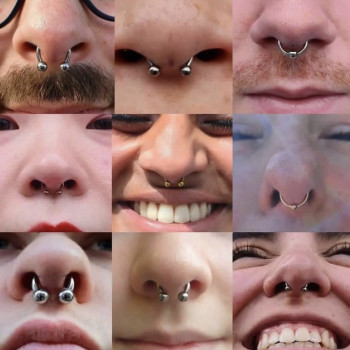 Тату Пирсинг перегородки носа - Септум., фото - Мастер по пирсингу Татьяна Ананьева