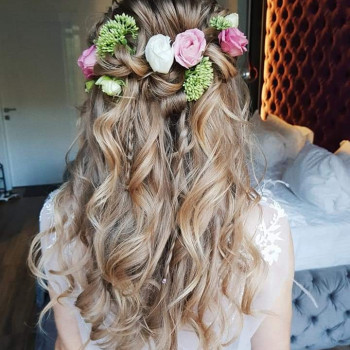 Зачіска на будь яку подію, укладка волосся
                    Визажист Алла Зинченко Киев