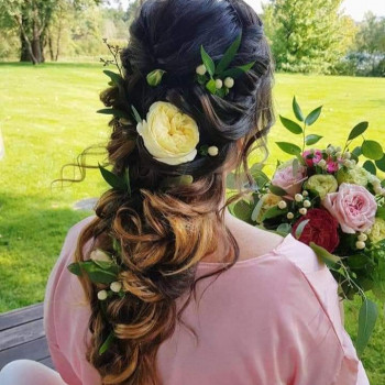 Зачіска на будь яку подію, укладка волосся
                    Визажист Алла Зинченко Киев