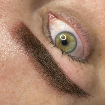 Пудрові брови