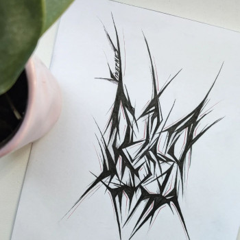 Розробка тату ескізу
                    Тату мастер Вікторія Киев