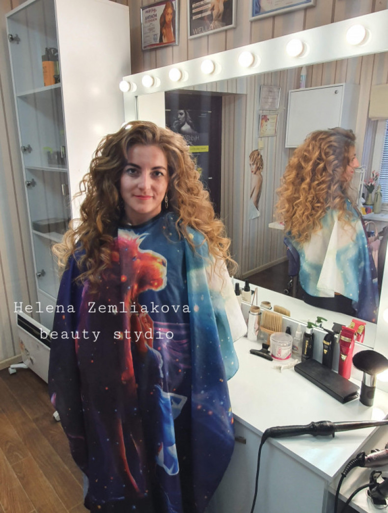 Вечірня зачіска  Накрутка волосся на плойку Весільна зачіс, фото - Парикмахер-колорист Альона Землякова
