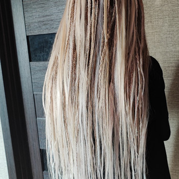 Д.е. нарощування коси/ дреди ( ручне виготовлення)