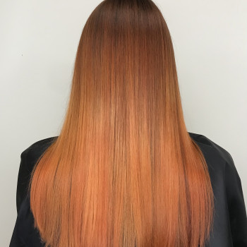 Рыжий цвет волос, фото - Парикмахер-универсал Ирина Антоненко