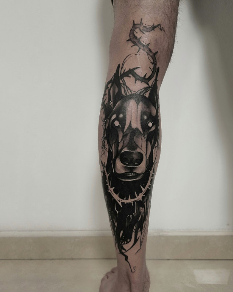Мужские реализм на икре, фото - Тату салон Galun Tattoo Studio